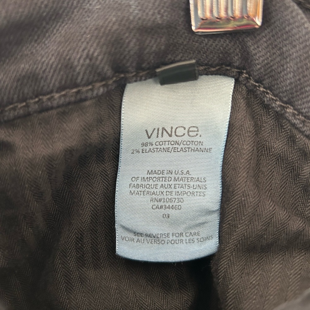 VINCE. Mason" Relaxed Rolled Jeans in a classic black | Size 29 - Picture 6 of 8